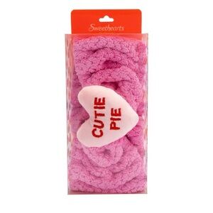 Sweethearts Plush Spa Headband “Cutie Pie” – Pink – NEW
